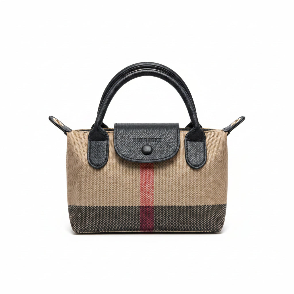 Burberry Tri-Tone Bag 👜 Beige, Black & Brown