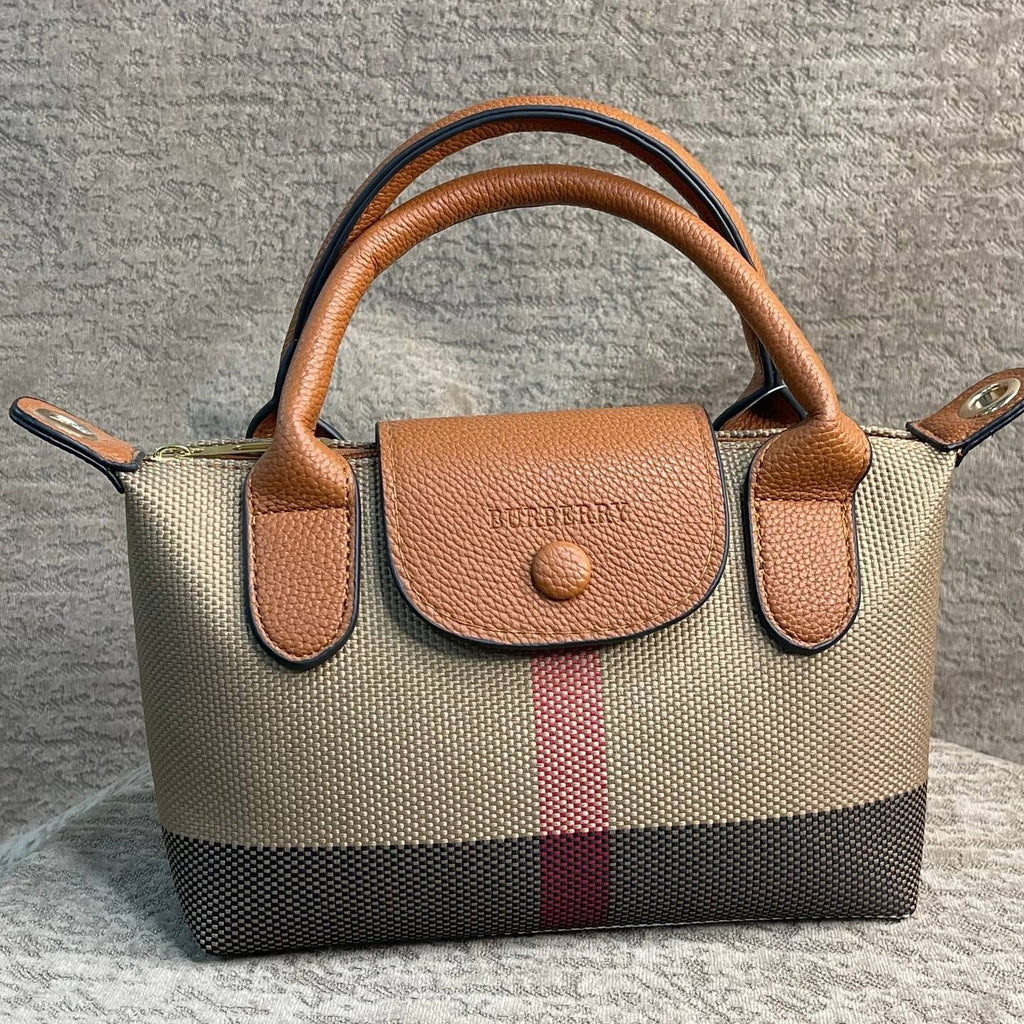Burberry Tri-Tone Bag 👜 Beige, Black & Brown