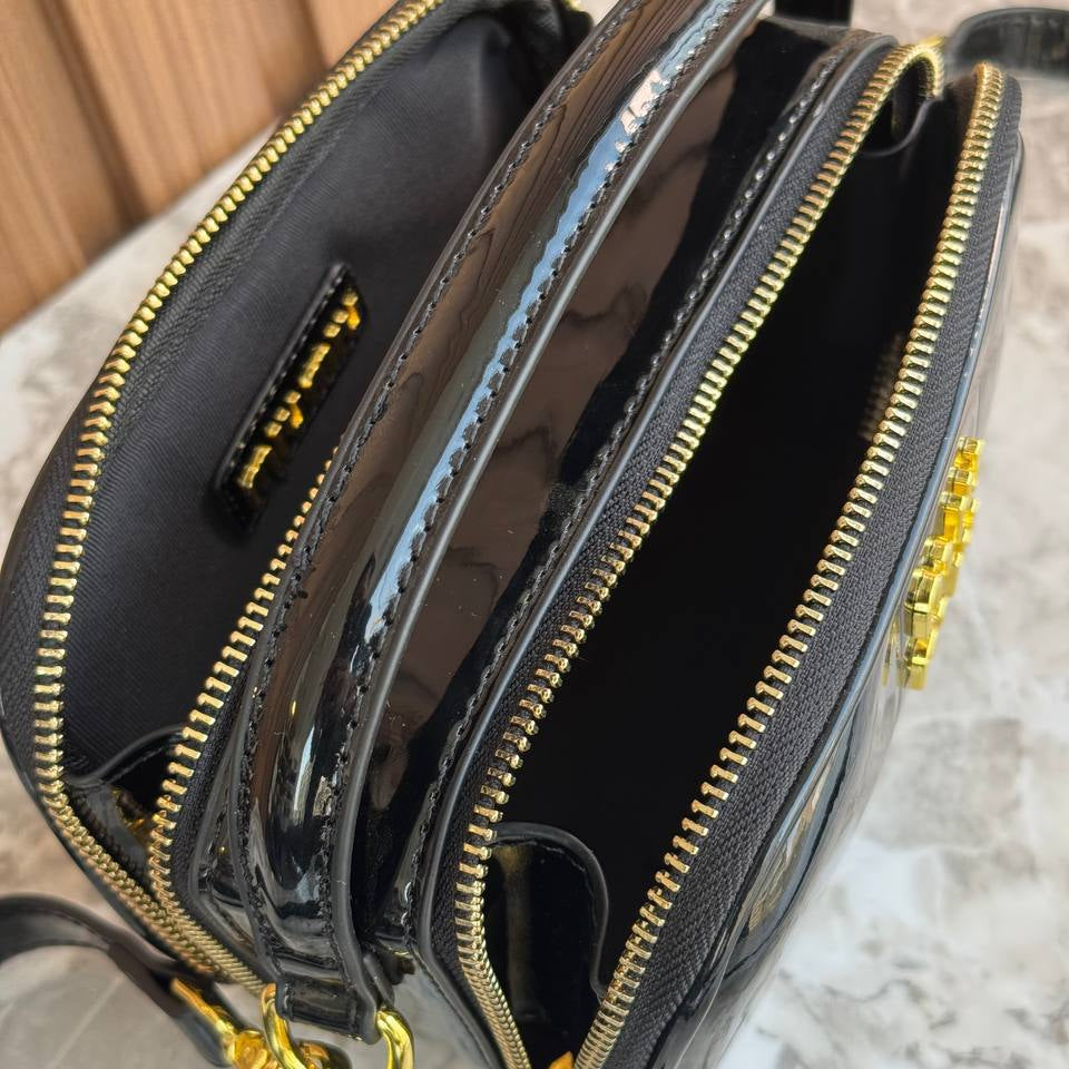 Miu Miu Black Patent Leather Top Handle Bag 🖤✨