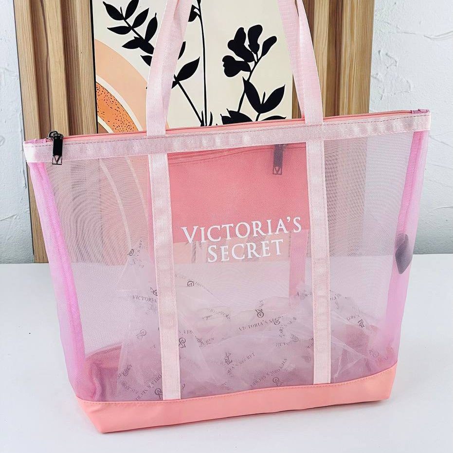 Victoria's Secret Blue Sheer Tote Bag 💙🛍️