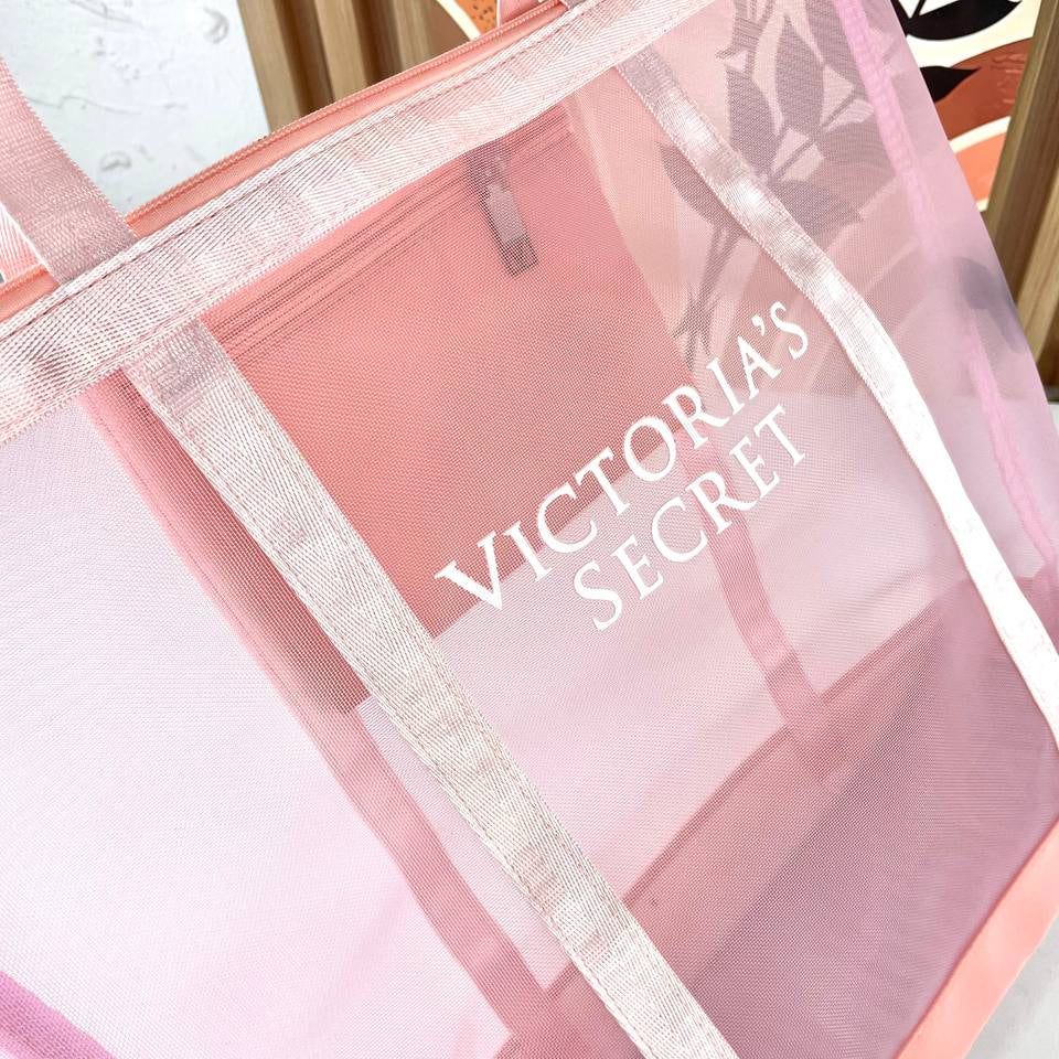 Victoria's Secret Blue Sheer Tote Bag 💙🛍️