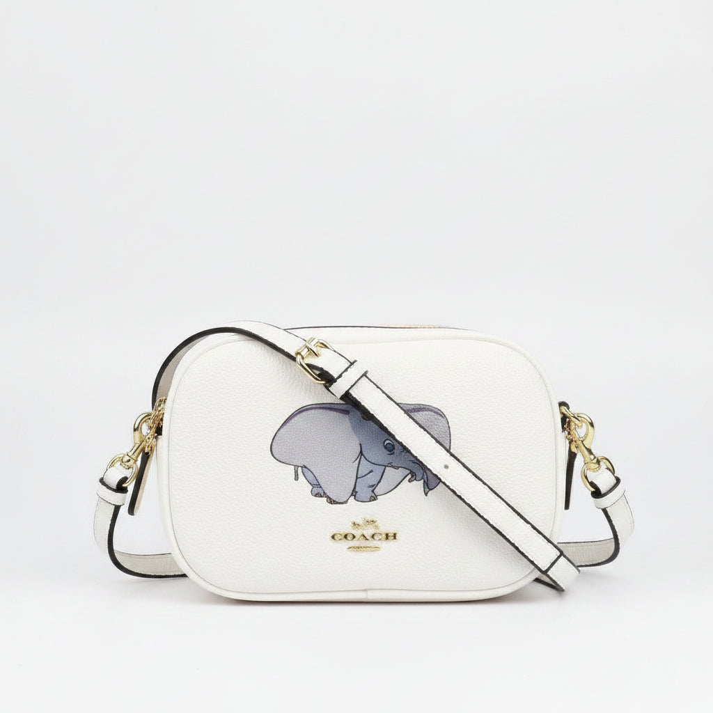 Coach Mirror Original Bag 🐘 White Crossbody with Dumbo