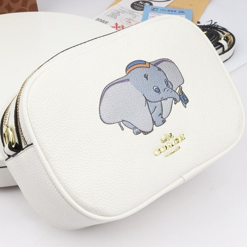 Coach Mirror Original Bag 🐘 White Crossbody with Dumbo