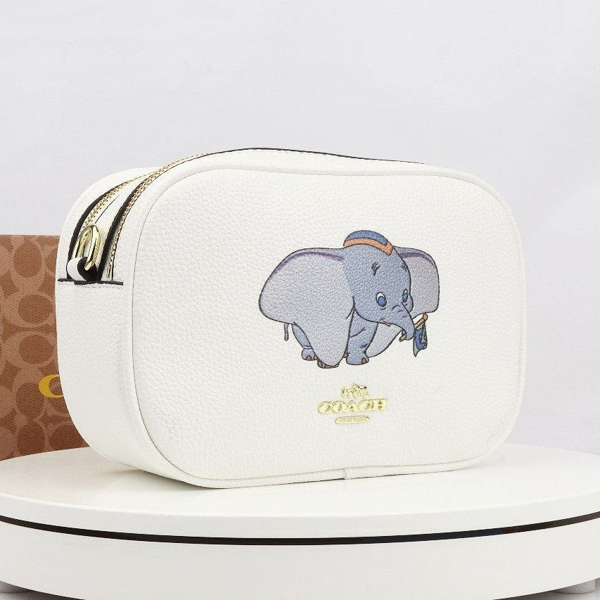 Coach Mirror Original Bag 🐘 White Crossbody with Dumbo
