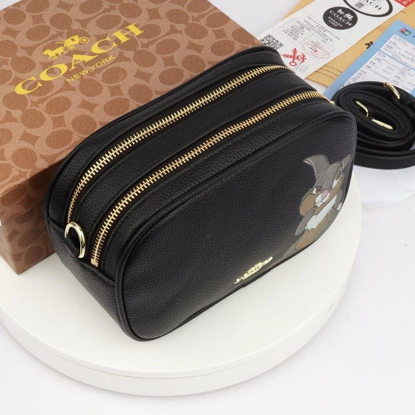 Coach Mirror Original Bag 🐘 White Crossbody with Dumbo