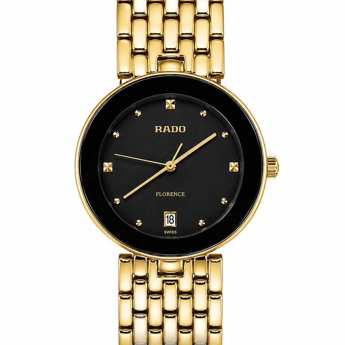 Rado Florence Black Metal Women's Watch 🖤✨