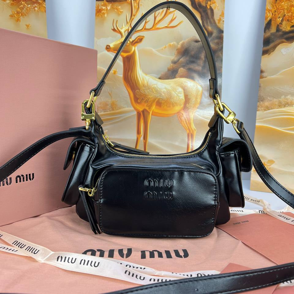 Miu Miu Signature Brown Handbag with Front Pocket ✨👜