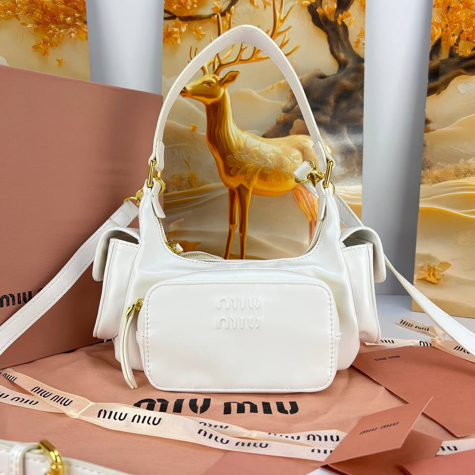 Miu Miu Signature Brown Handbag with Front Pocket ✨👜