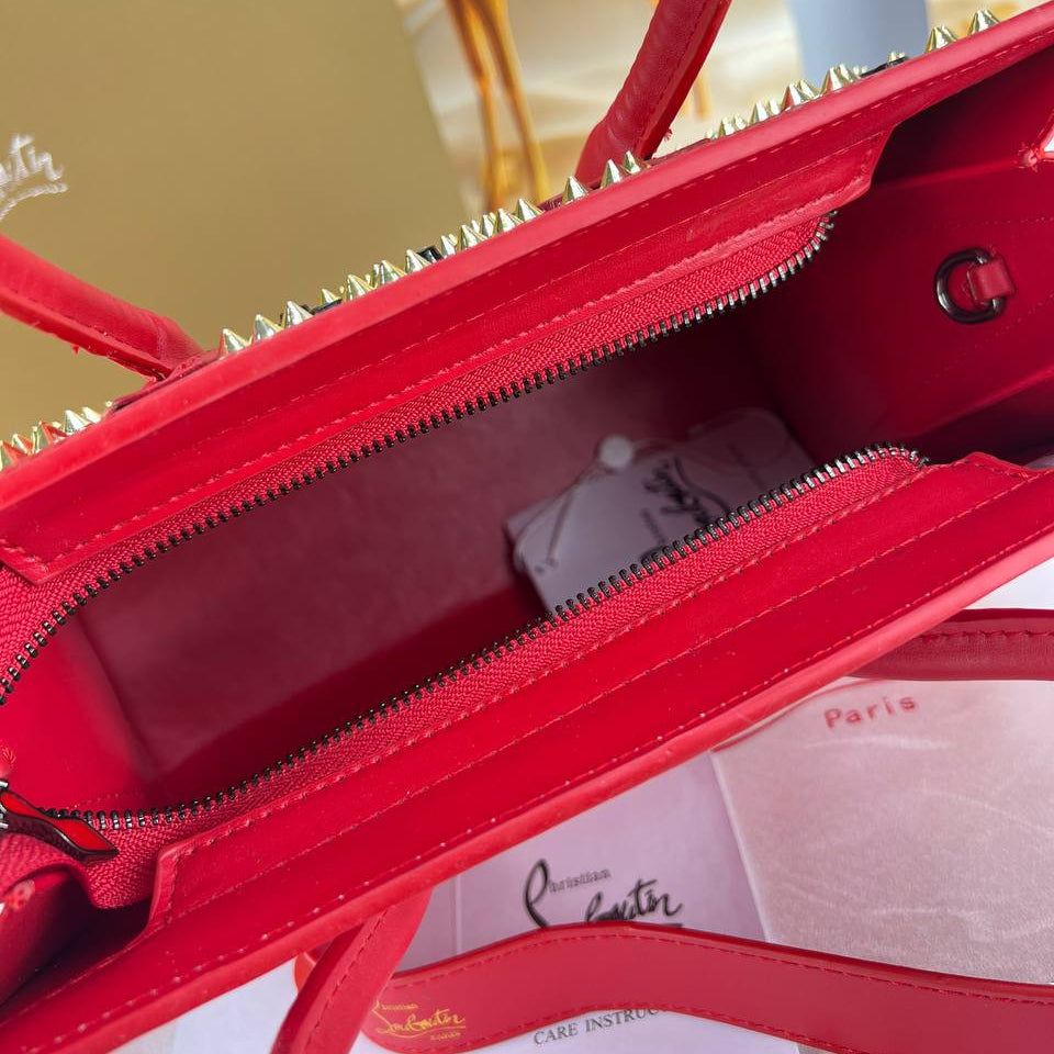 Christian Louboutin Studded Black Signature Handbag 👠✨