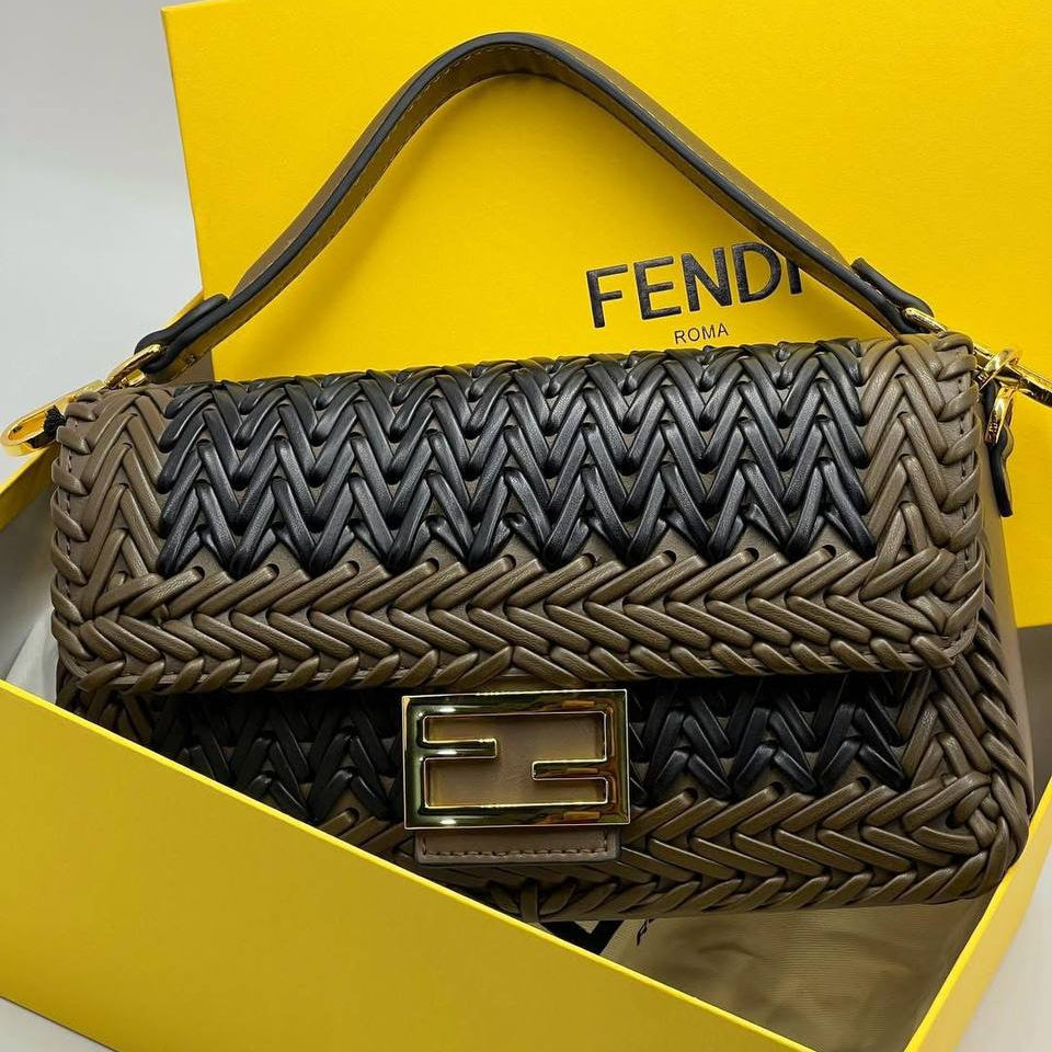 Fendi Roma Bag: Red Accent 👜❤️