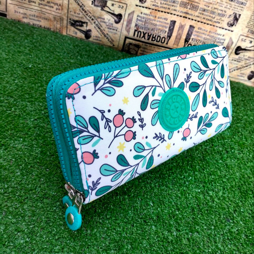 Floral Sport Wallet: Crinkle Waterproof, 8 Card Slots 🌸🌼