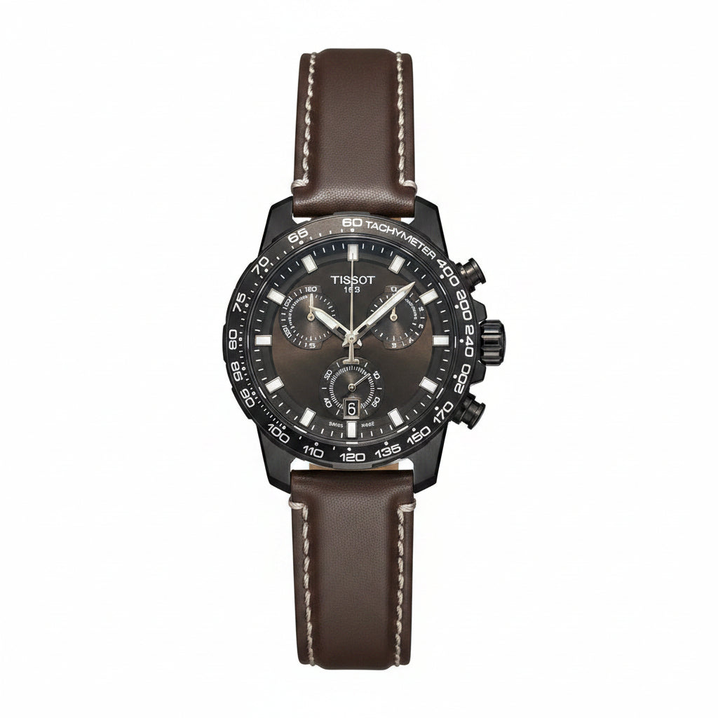 First Copy Brown Leather Watch Japanese Machine ⌚💼🕰️