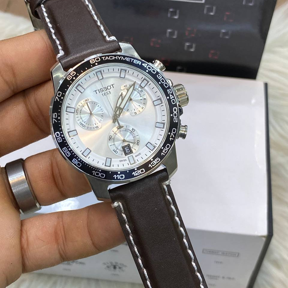 First Copy Brown Leather Watch Japanese Machine ⌚💼🕰️