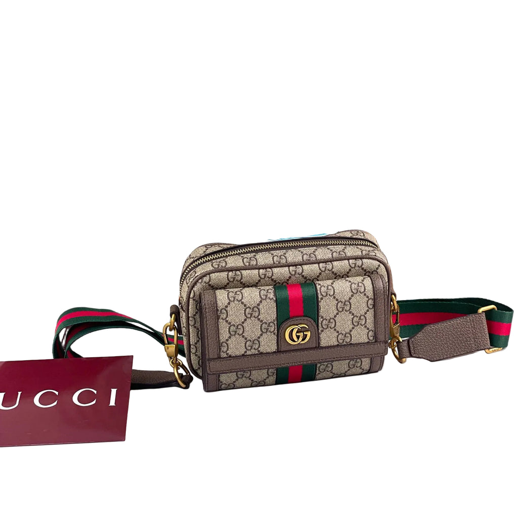 Gucci Ophidia GG Supreme Mini Bag with Web Stripe 👜✨🇮🇹