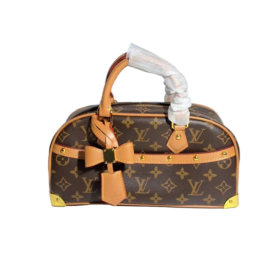 Louis Vuitton Monogram Sac Plat Riveting Handbag 👜✨🤎