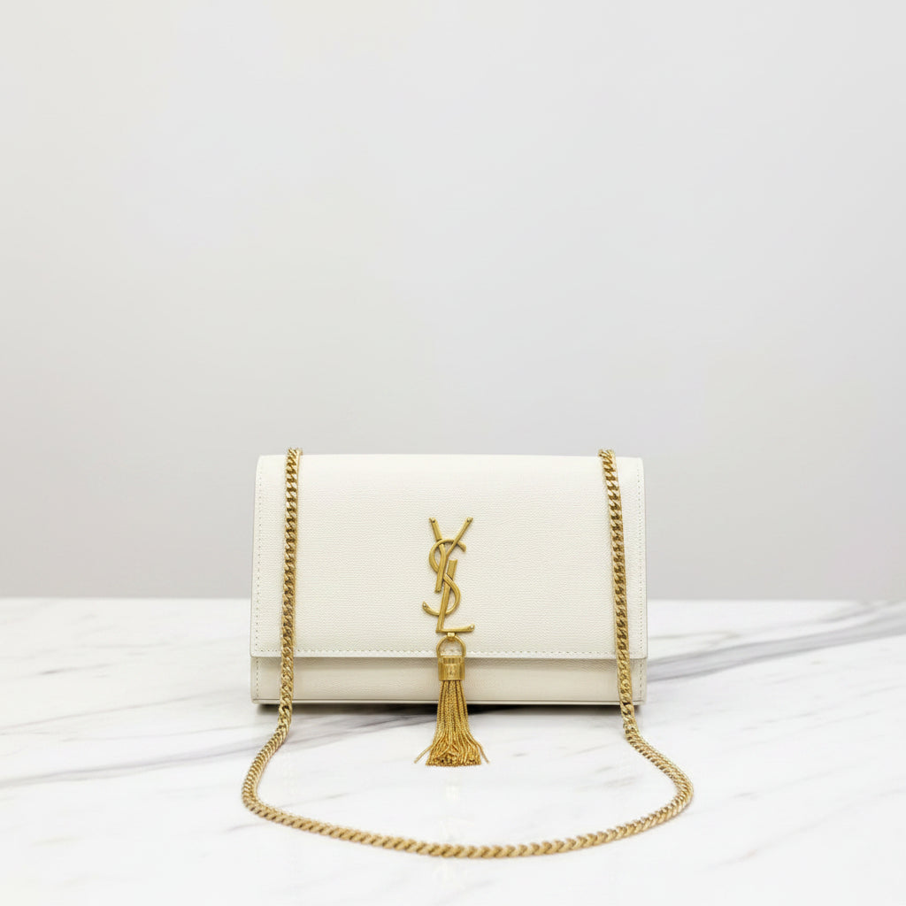 Saint Laurent Signature Tassel Bag in Vibrant Red 👜✨