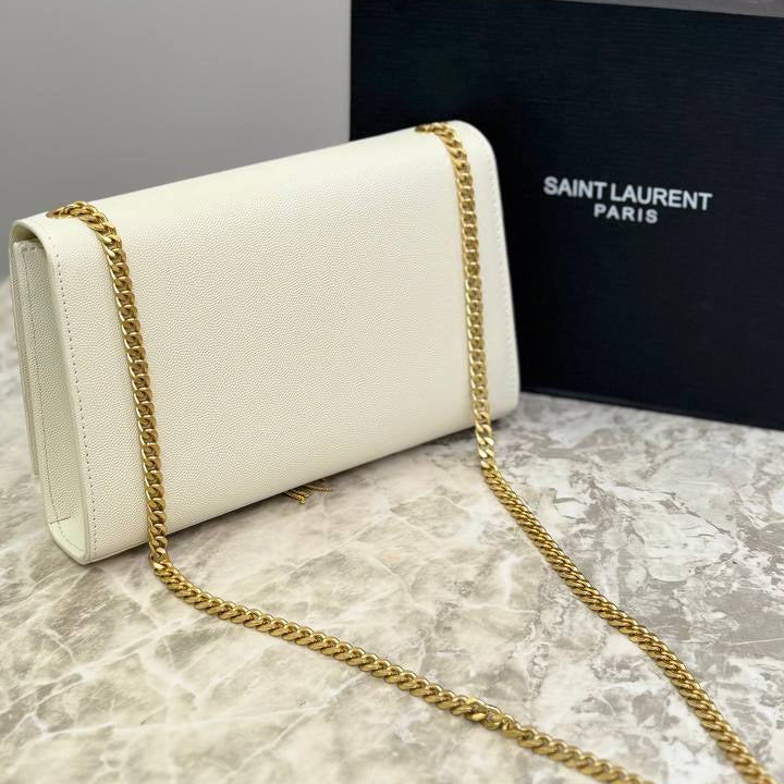 Saint Laurent Signature Tassel Bag in Vibrant Red 👜✨
