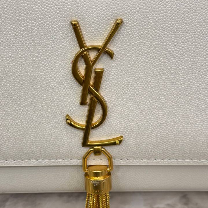 Saint Laurent Signature Tassel Bag in Vibrant Red 👜✨