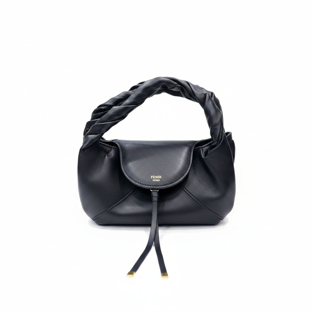 Fendi Roma Soft Leather Handbag with Crossbody Strap 👜✨