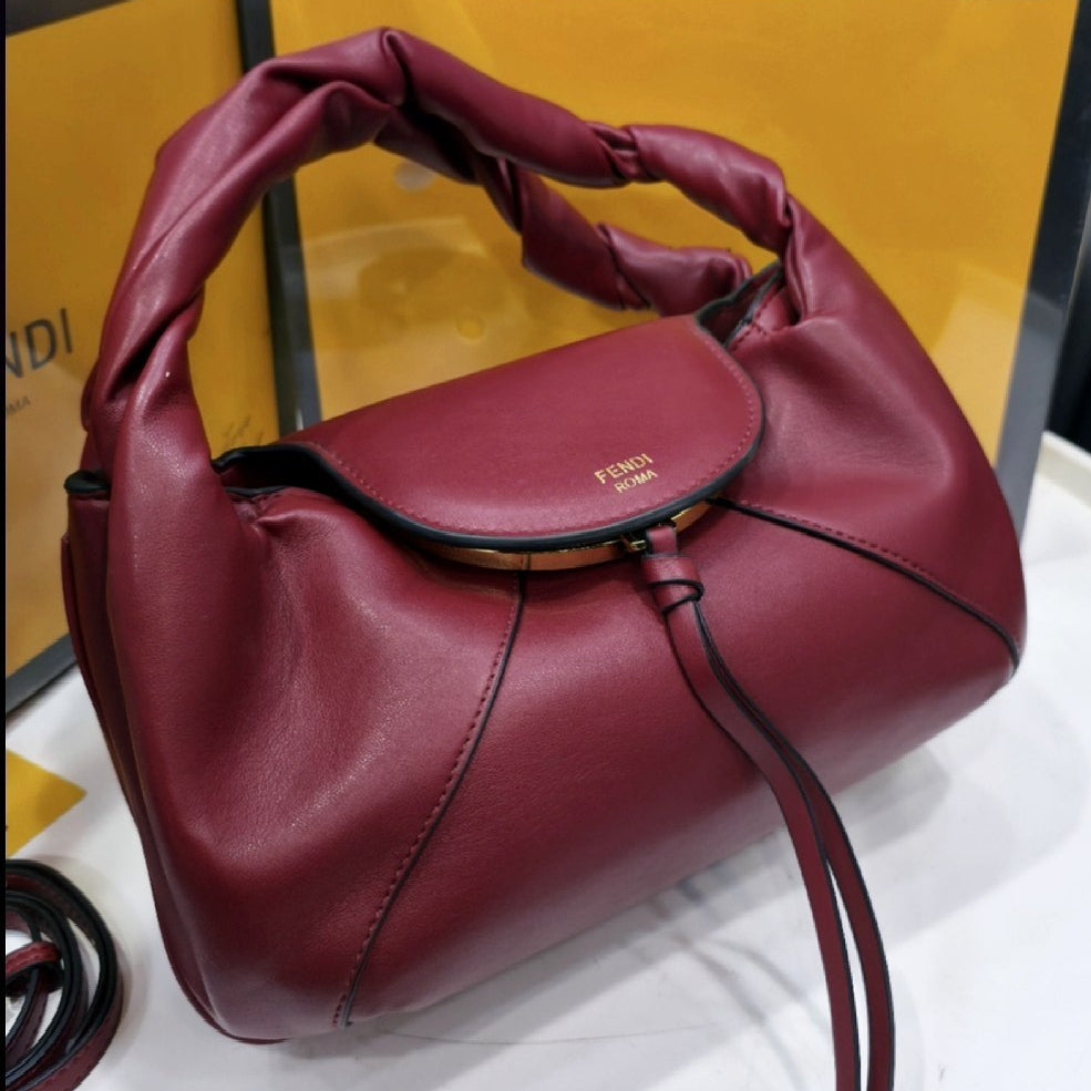 Fendi Roma Soft Leather Handbag with Crossbody Strap 👜✨