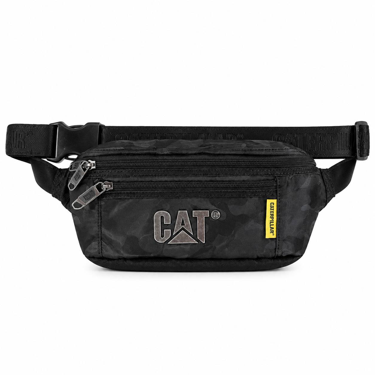 Caterpillar Black Camouflage Utility Chest and Waist Bag