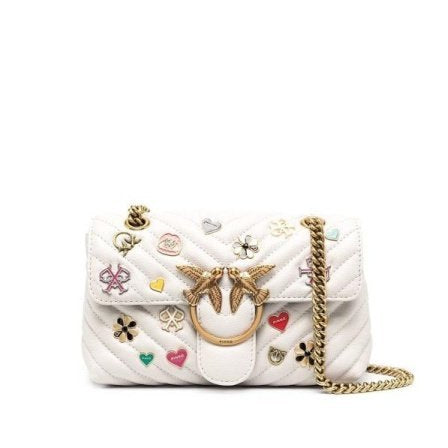 Pinko Embellished Love Bag with NFC Technology