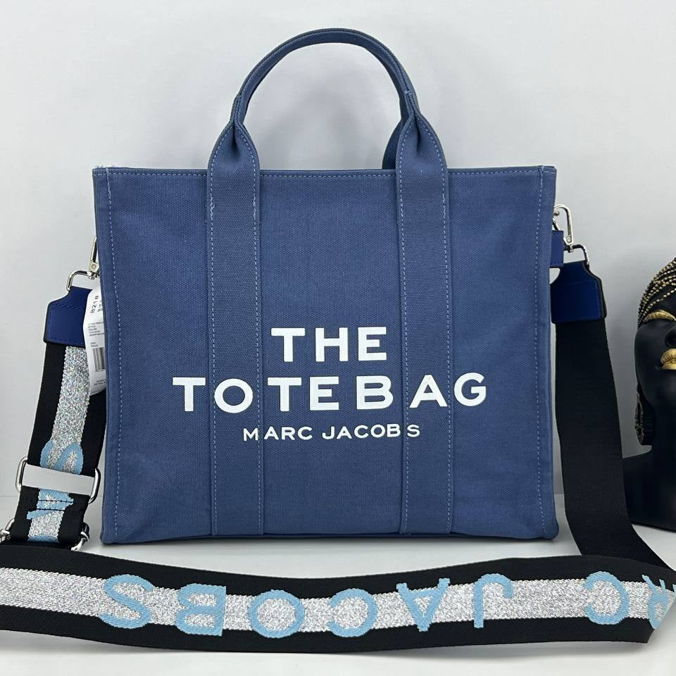Marc Jacobs Canvas The Tote Bag with Logo Strap
