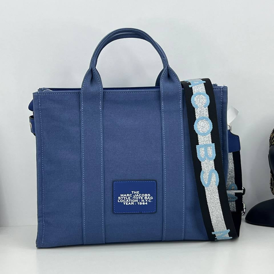Marc Jacobs Canvas The Tote Bag with Logo Strap