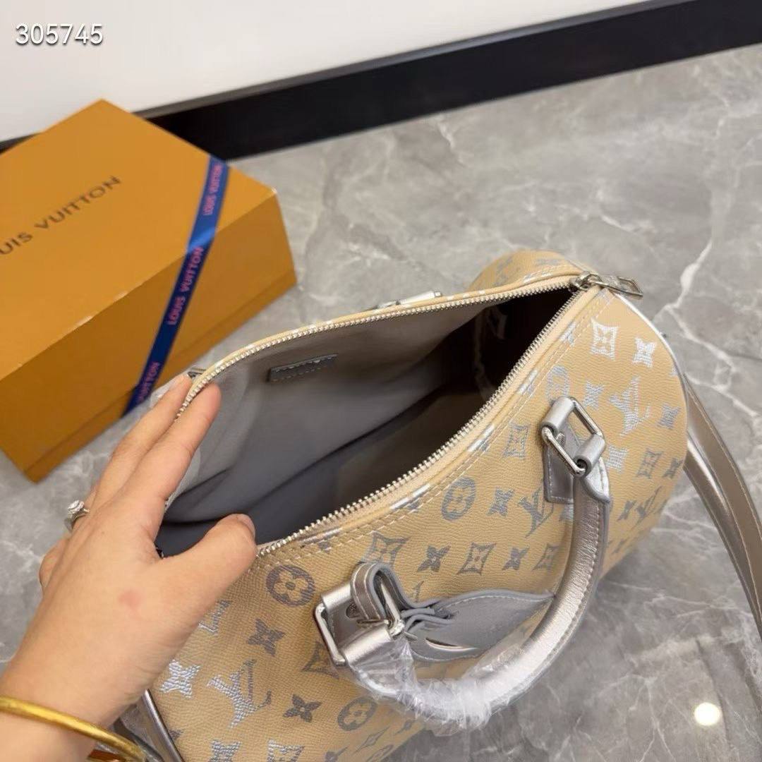 Louis Vuitton Monogram Bag with Silver Hardware