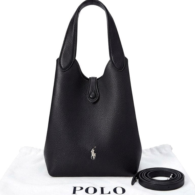 Polo Ralph Lauren Red Soft Leather Crossbody Handbag