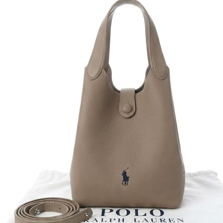 Polo Ralph Lauren Red Soft Leather Crossbody Handbag