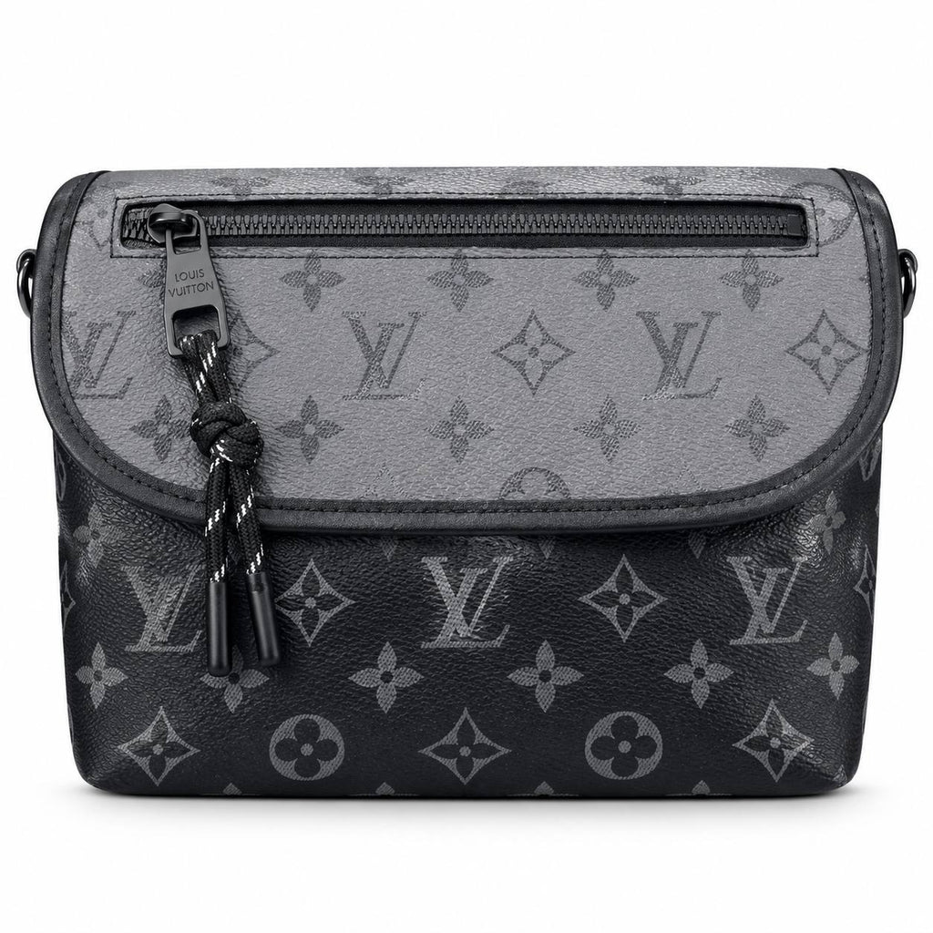 Louis Vuitton Monogram Eclipse Messenger Bag in Grey and Black