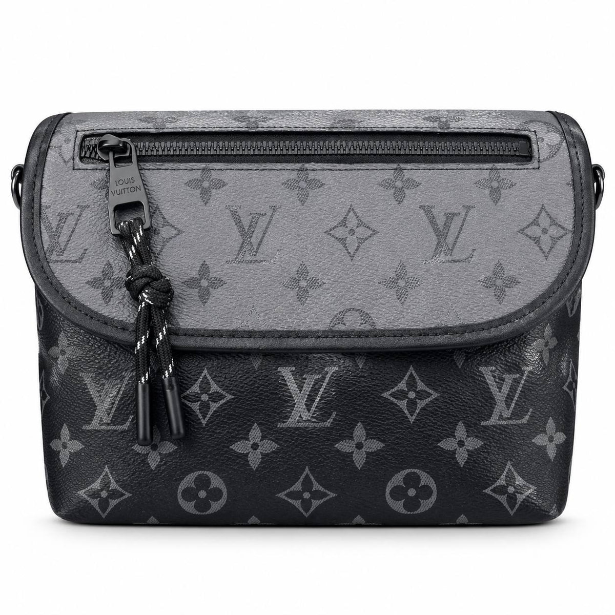 Louis Vuitton Monogram Eclipse Messenger Bag in Grey and Black