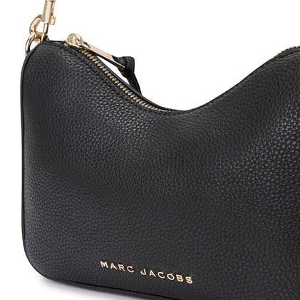 Marc Jacobs Black Signature Crescent Shoulder Bag