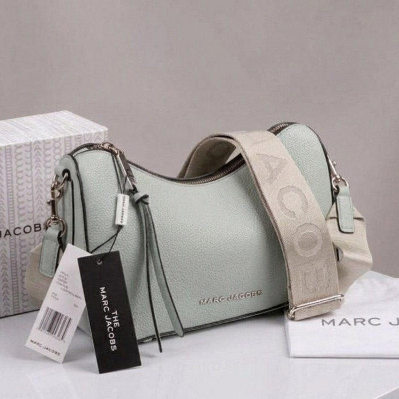Marc Jacobs Black Signature Crescent Shoulder Bag