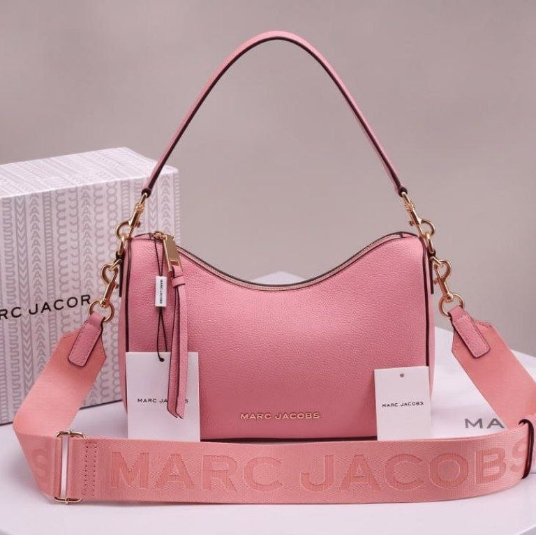 Marc Jacobs Black Signature Crescent Shoulder Bag