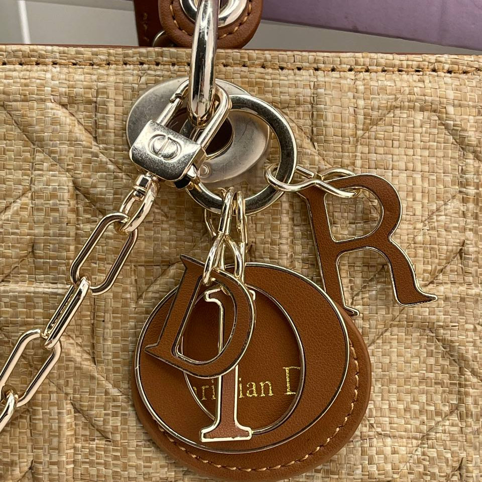 Christian Dior Lady D-Joy Bag in Cannage Raffia 👜✨🌿