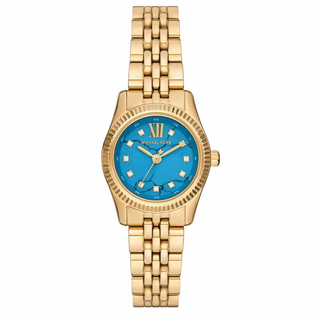 Michael Kors Gold-Tone & Blue Women's Watch 💙✨