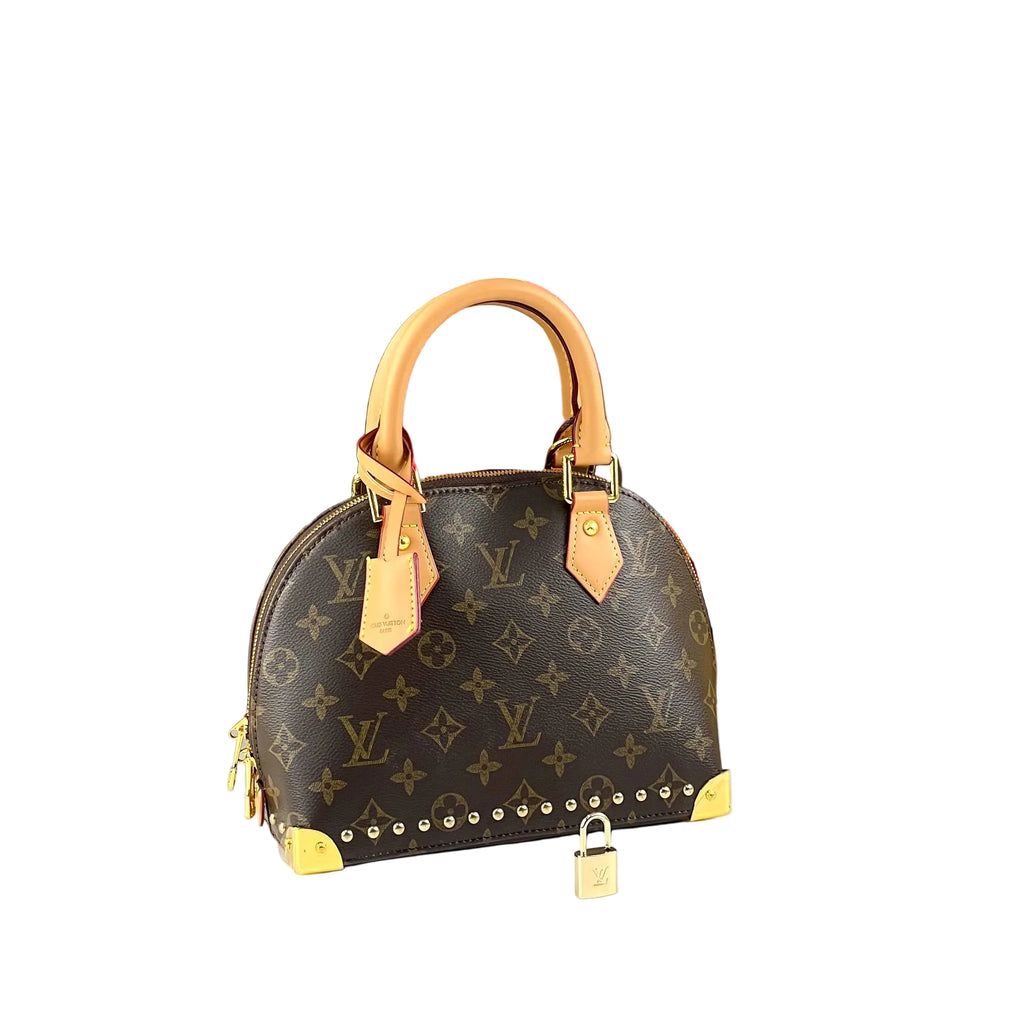 Louis Vuitton Monogram Alma BB with Studded Trunk Details 👜✨🌟
