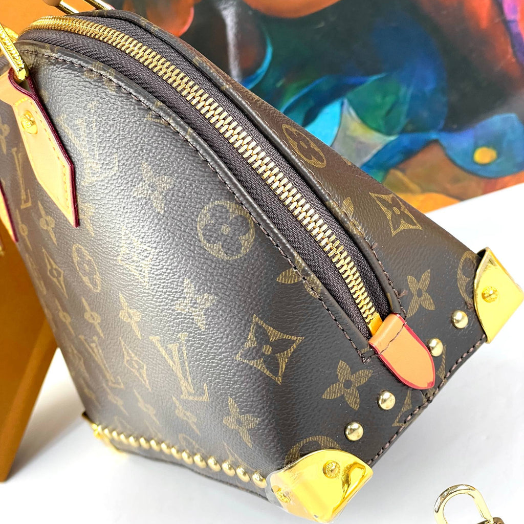 Louis Vuitton Monogram Alma BB with Studded Trunk Details 👜✨🌟