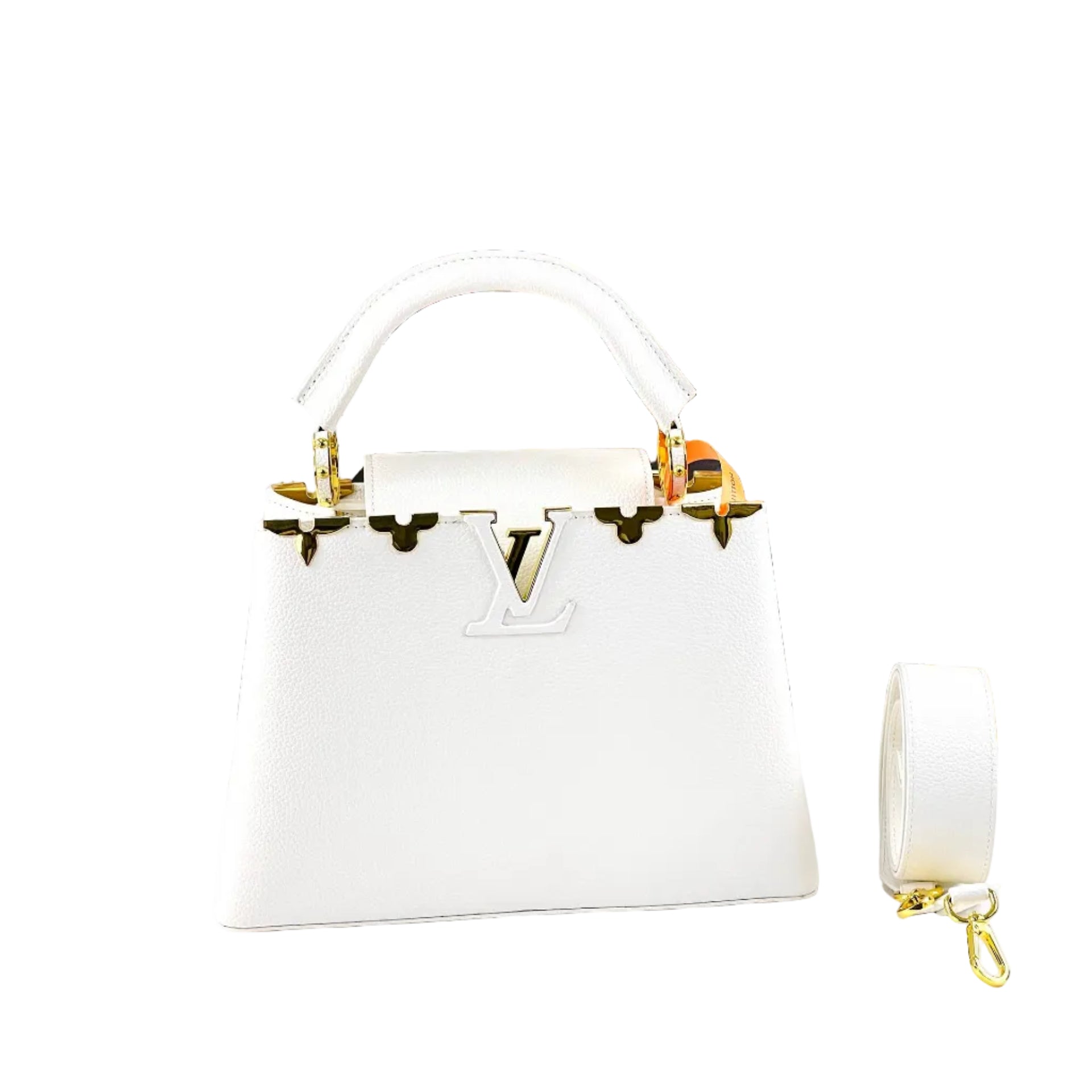Louis Vuitton Capucines Leather Handbags with Gold Hardware 👜✨🖤