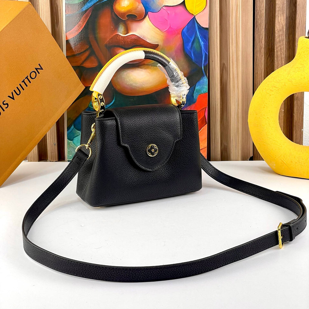 Louis Vuitton Capucines Mini in Black Taurillon Leather 👜✨🖤