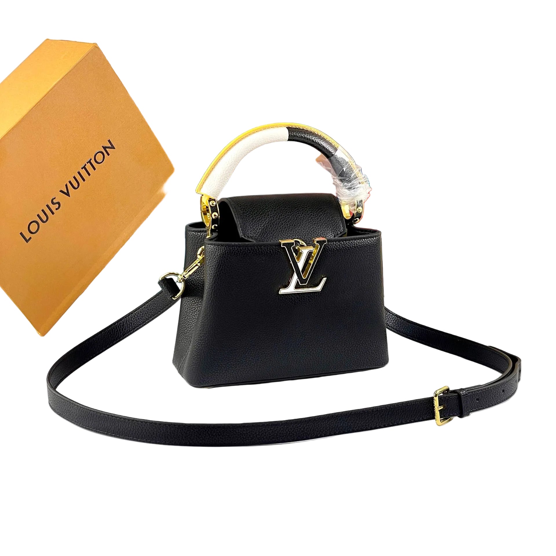 Louis Vuitton Capucines Mini in Black Taurillon Leather 👜✨🖤