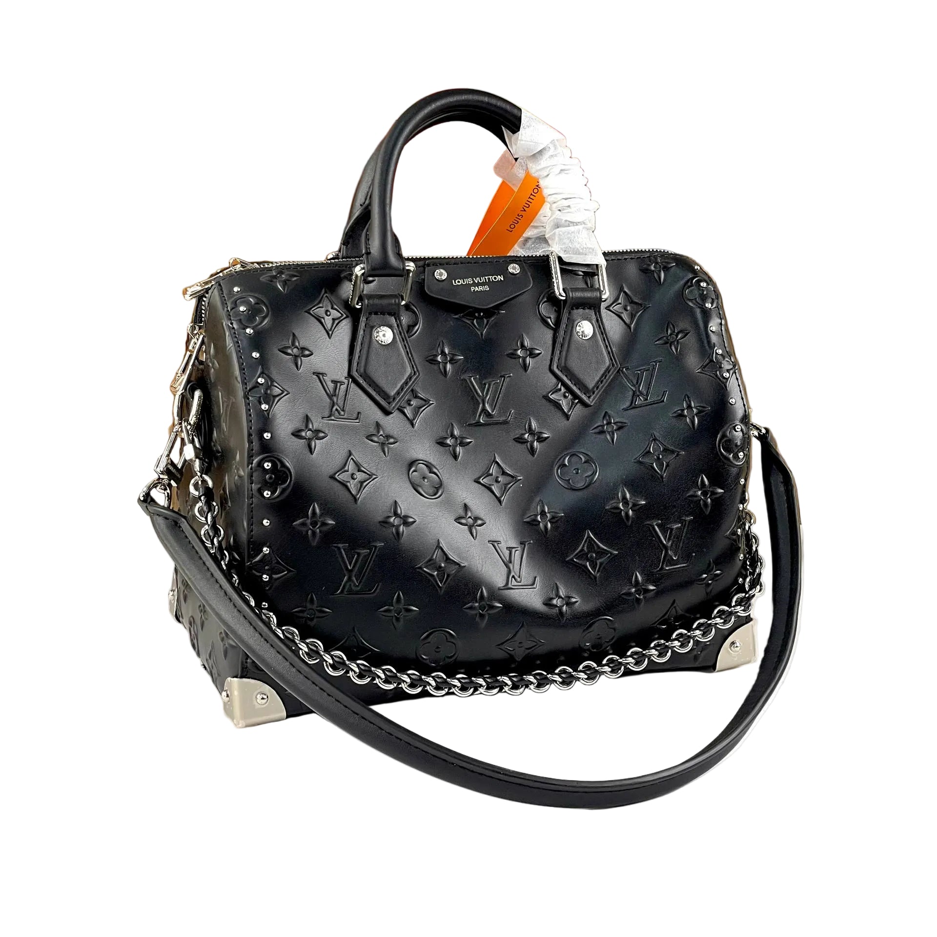 Louis Vuitton Monogram Empreinte Studded Speedy Bandoulière Bag 👜✨🖤