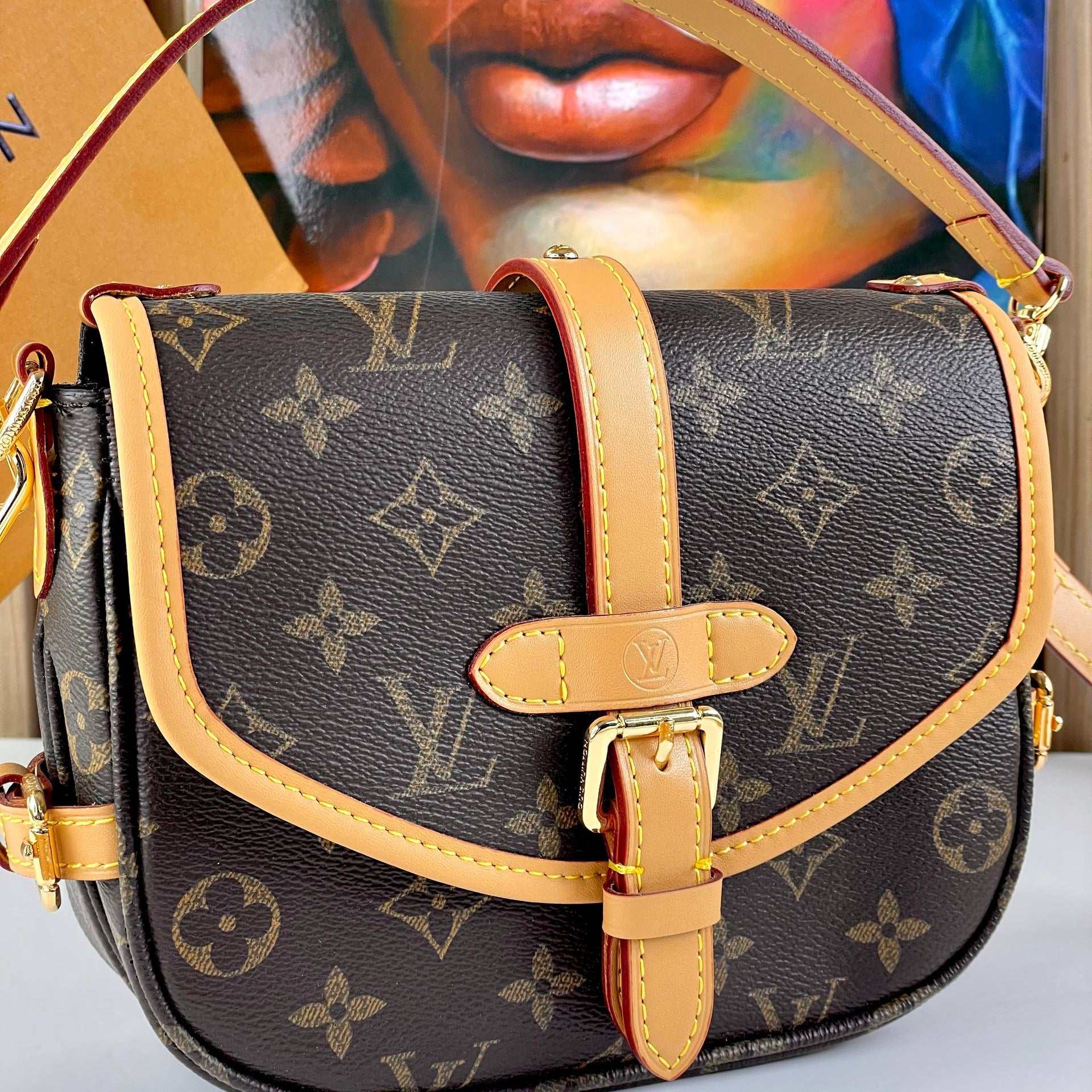 Louis Vuitton Monogram Chantilly Crossbody Bag 👜✨🤎