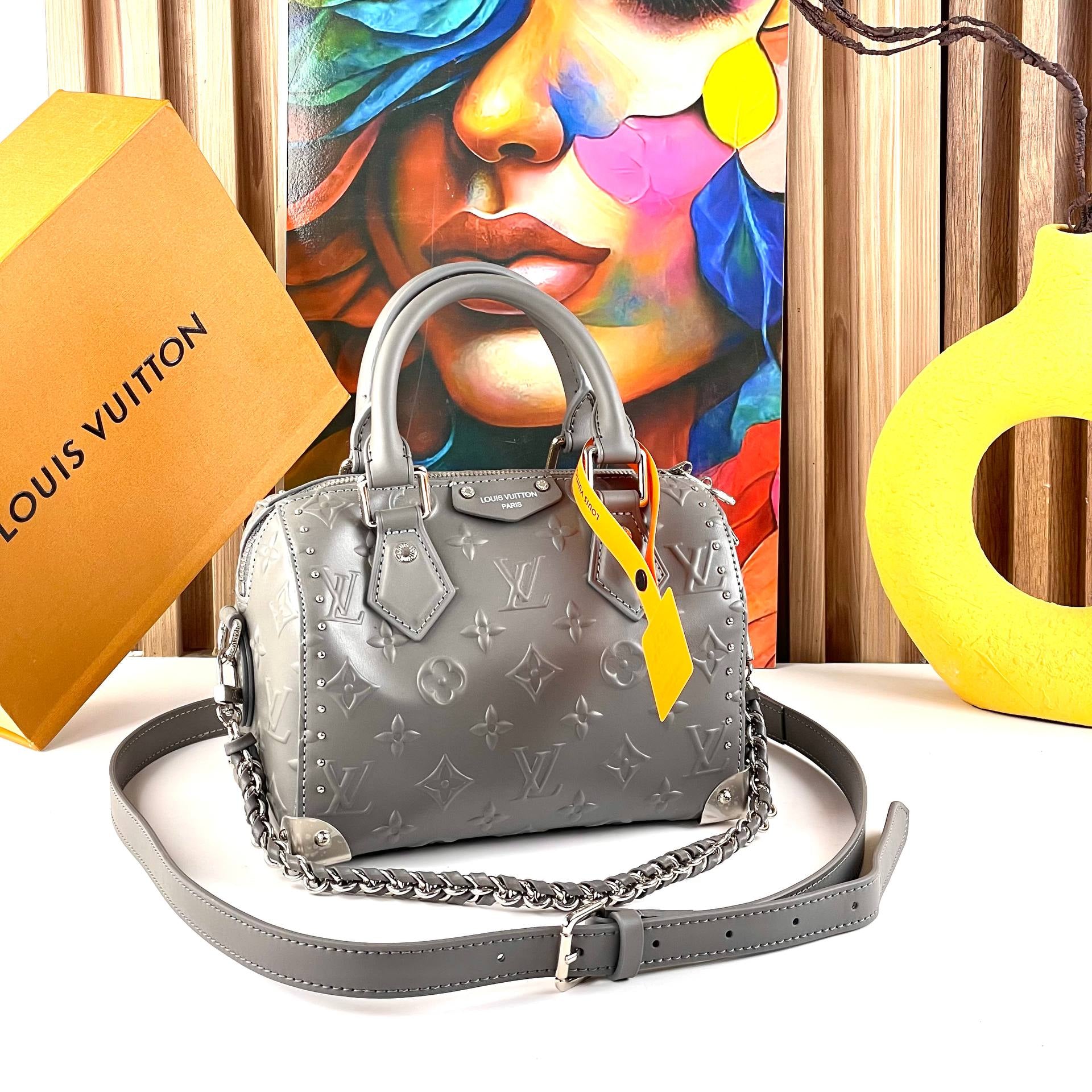 Louis Vuitton Monogram Empreinte Studded Speedy Bandoulière Bag 👜✨🖤