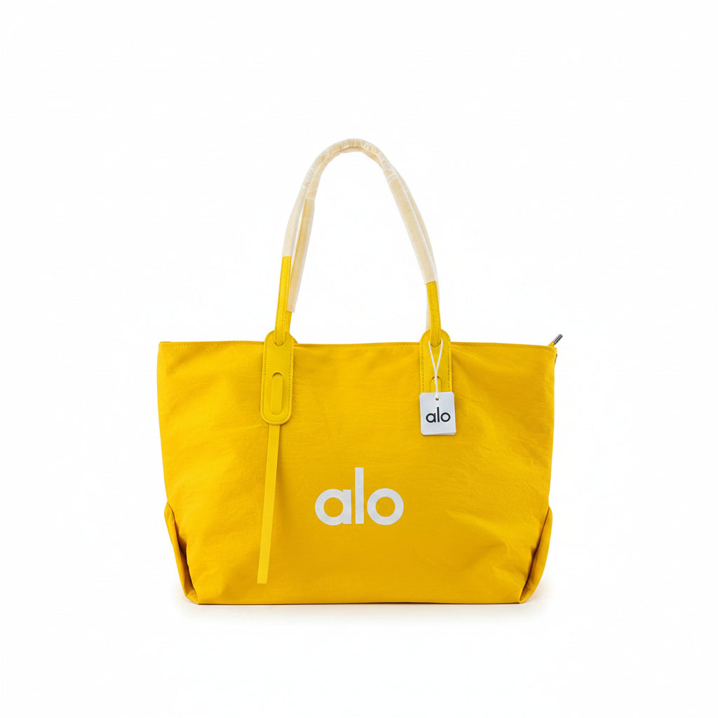 Alo Yoga Tote Bag 💛 Sunny Yellow Carryall ☀️