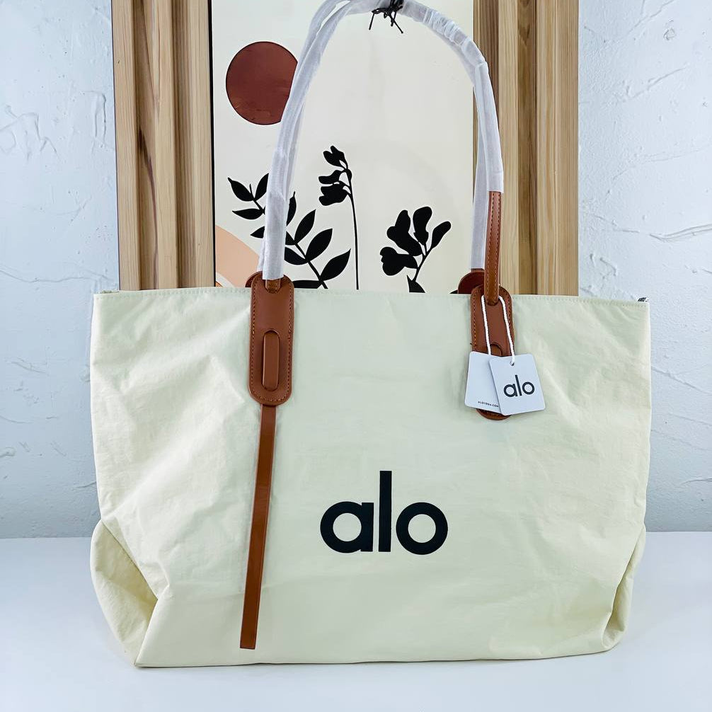 Alo Yoga Tote Bag 💛 Sunny Yellow Carryall ☀️