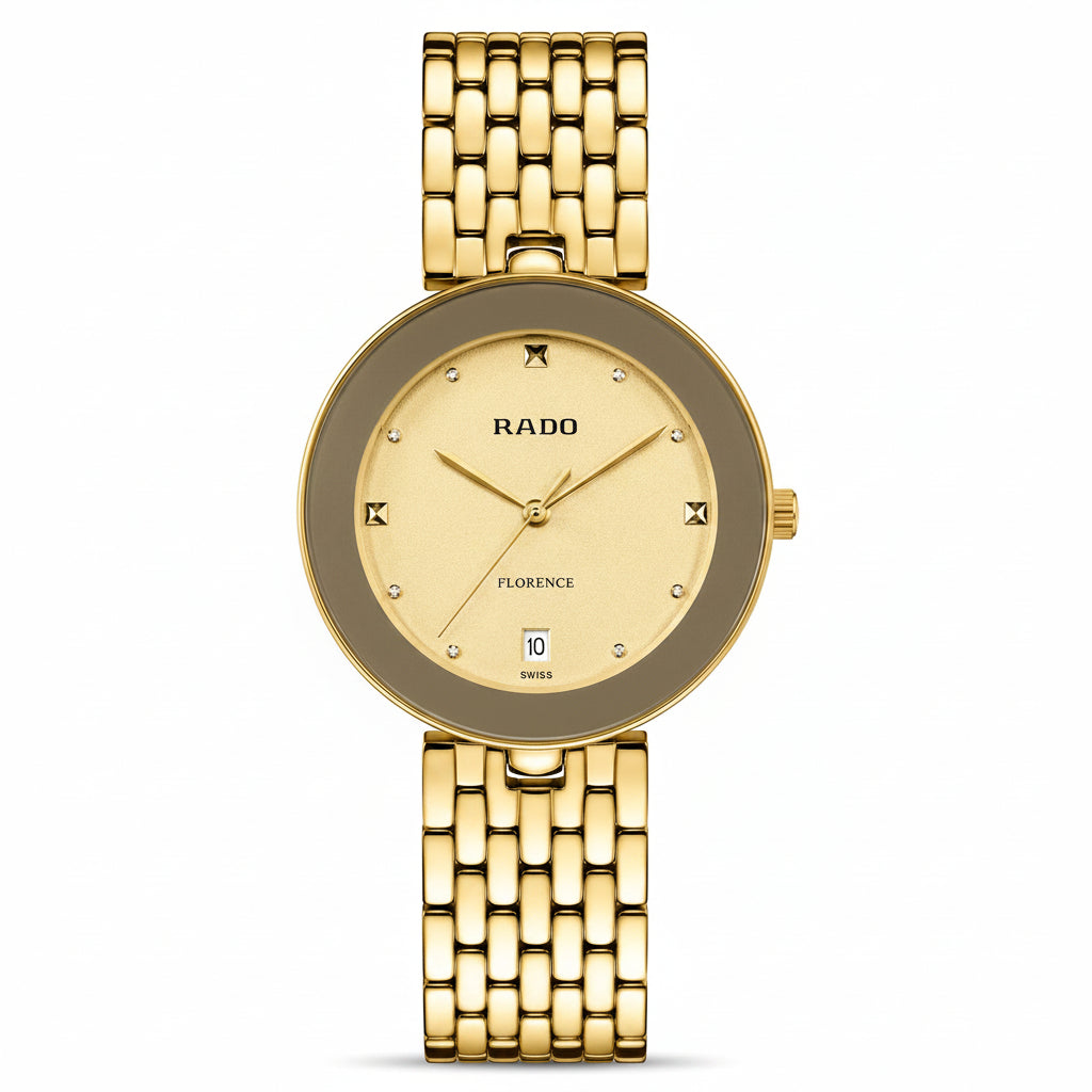 Rado Florence Silver Stainless Steel Women's Watch 💎⌚️✨