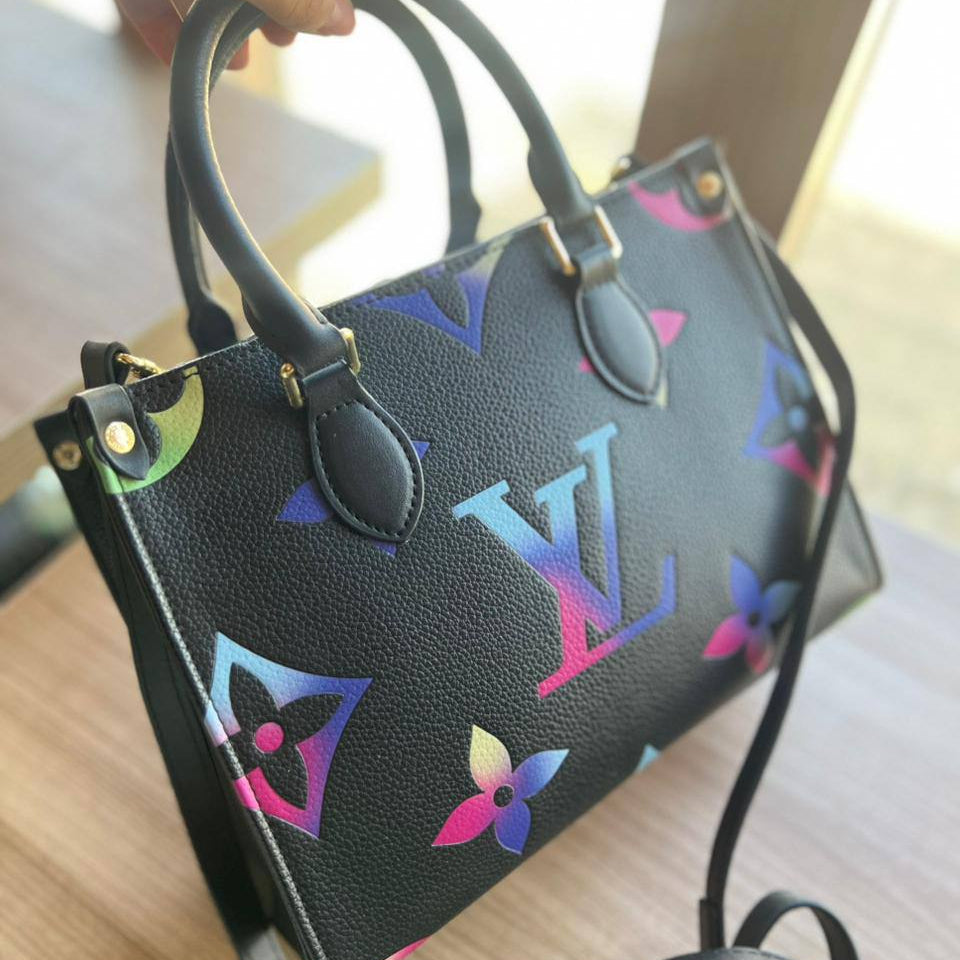Gradient Monogram Satchel in Vibrant Green 👜✨